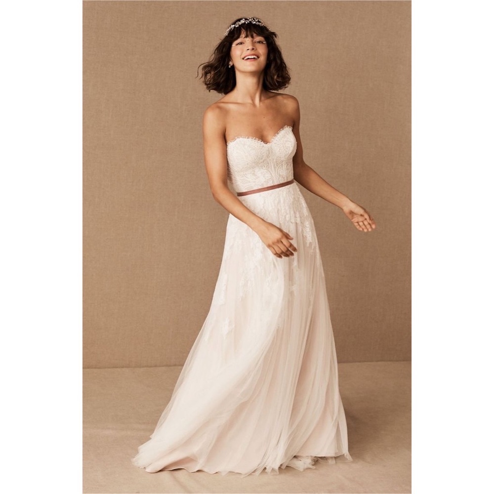 BHLDN Willowby by Watters Geranium Gown